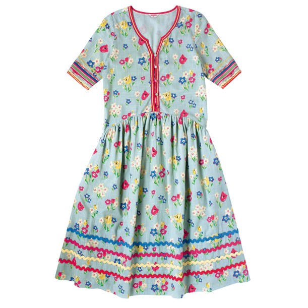 Paradise bunch button front dress, £90, Cath Kidston